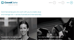 Desktop Screenshot of cowellclarke.com.au